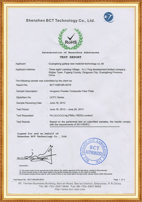 Certificate Of Honor