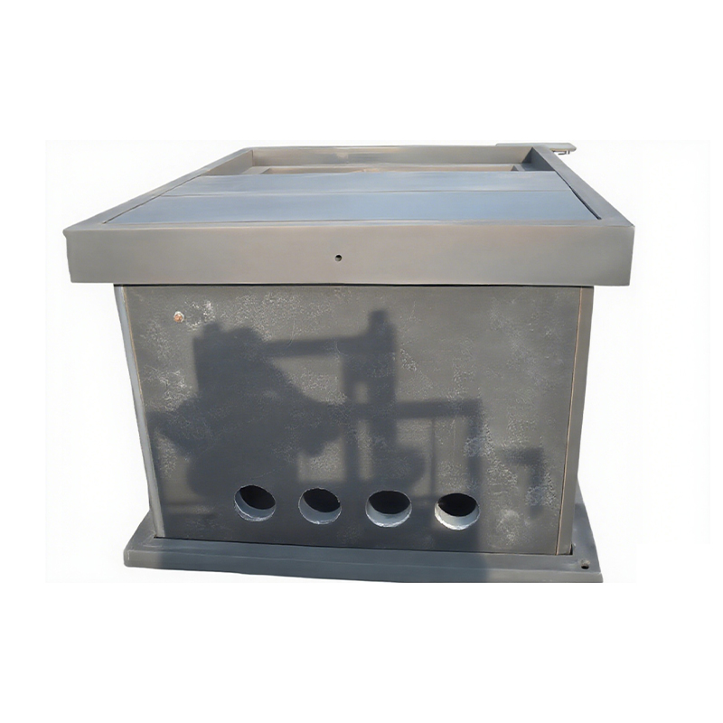 What role do prefabricated lightweight cable wells play in smart grid and underground utility corridor construction?